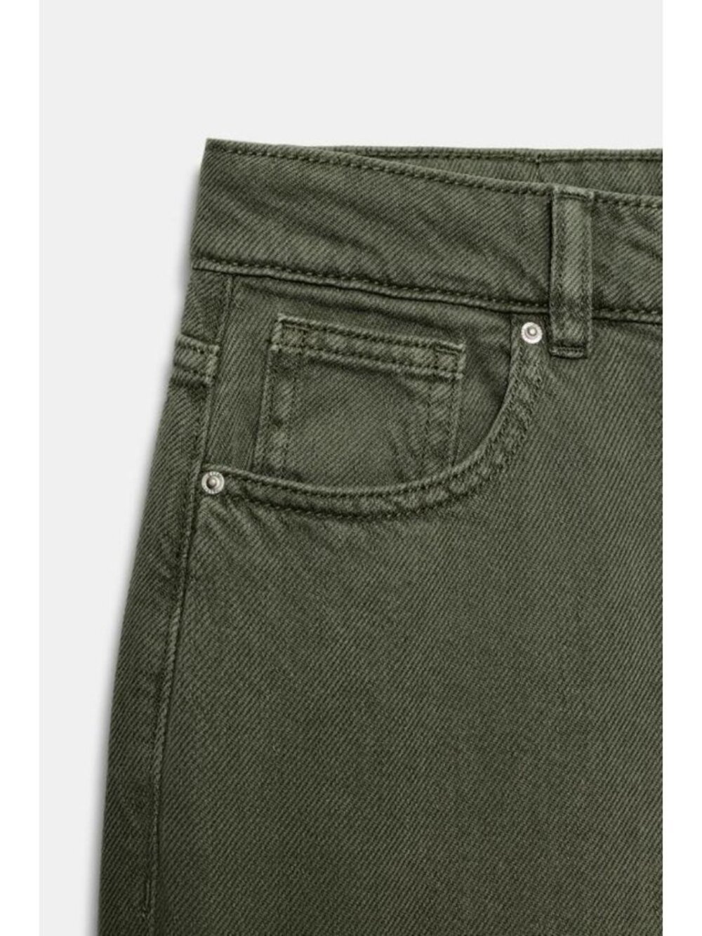 ZARA Z1975 HIGH-WAISTED FLUID WIDE LEG JEANS - Picture 9 of 9